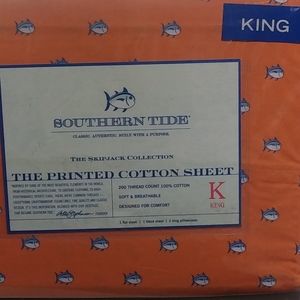 Southern Tide Bedding - New Southern Tide King size sheet set SkipJack Southern Tide Bedding - New Southern Tide King size sheet set SkipJack